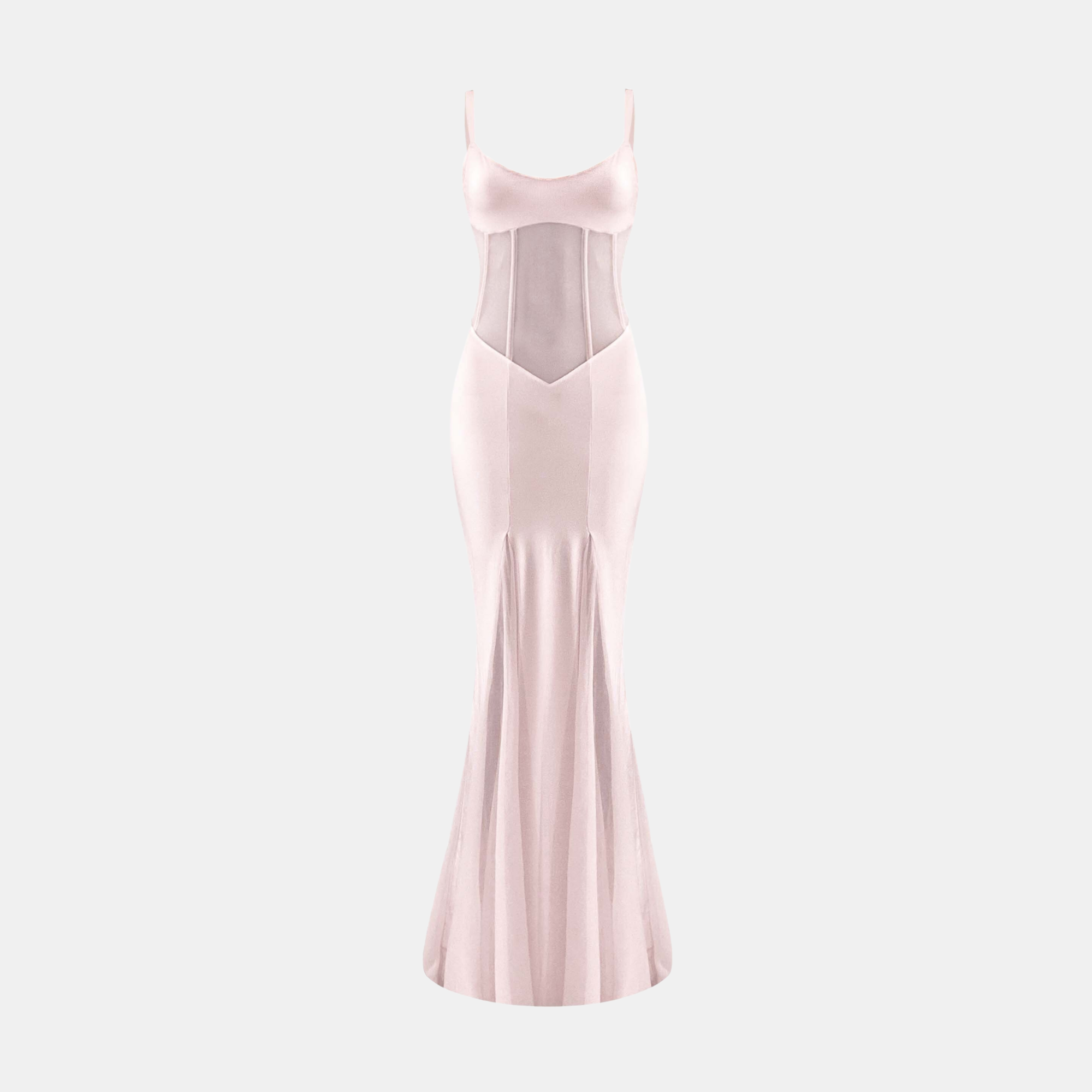 OW Collection SERENITY Maxi Dress Account 047 - Light Pink