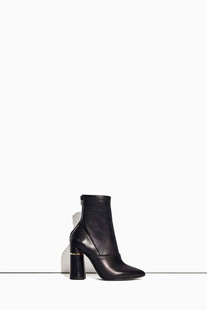 Kyoto Stretch Boot With Heel Insert | Black