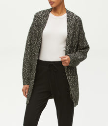 Lida Oversized Cardigan | Black