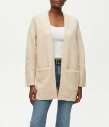 Lida Oversized Cardigan | Rose