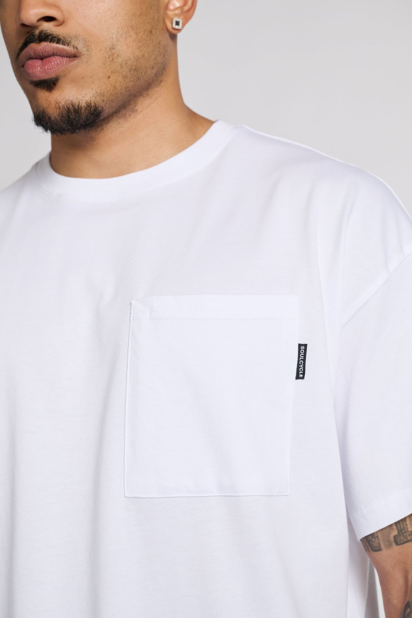 Soul by SoulCycle | Ruby Pocket Tee | White