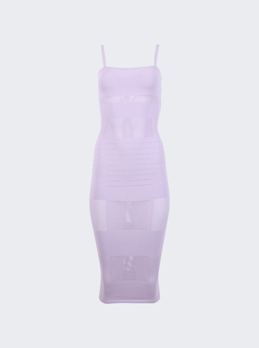 Women | Sergio Hudson | Spaghetti Strap Midi Dress | Lilac