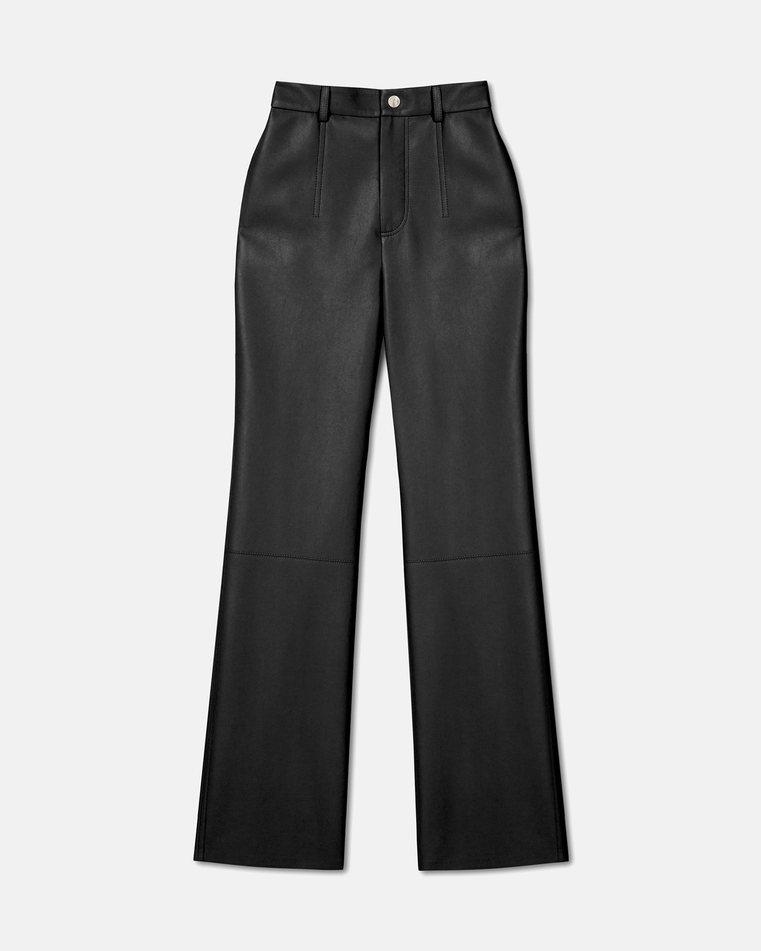 Womens | Silke Regenerated Leather Pants | Black