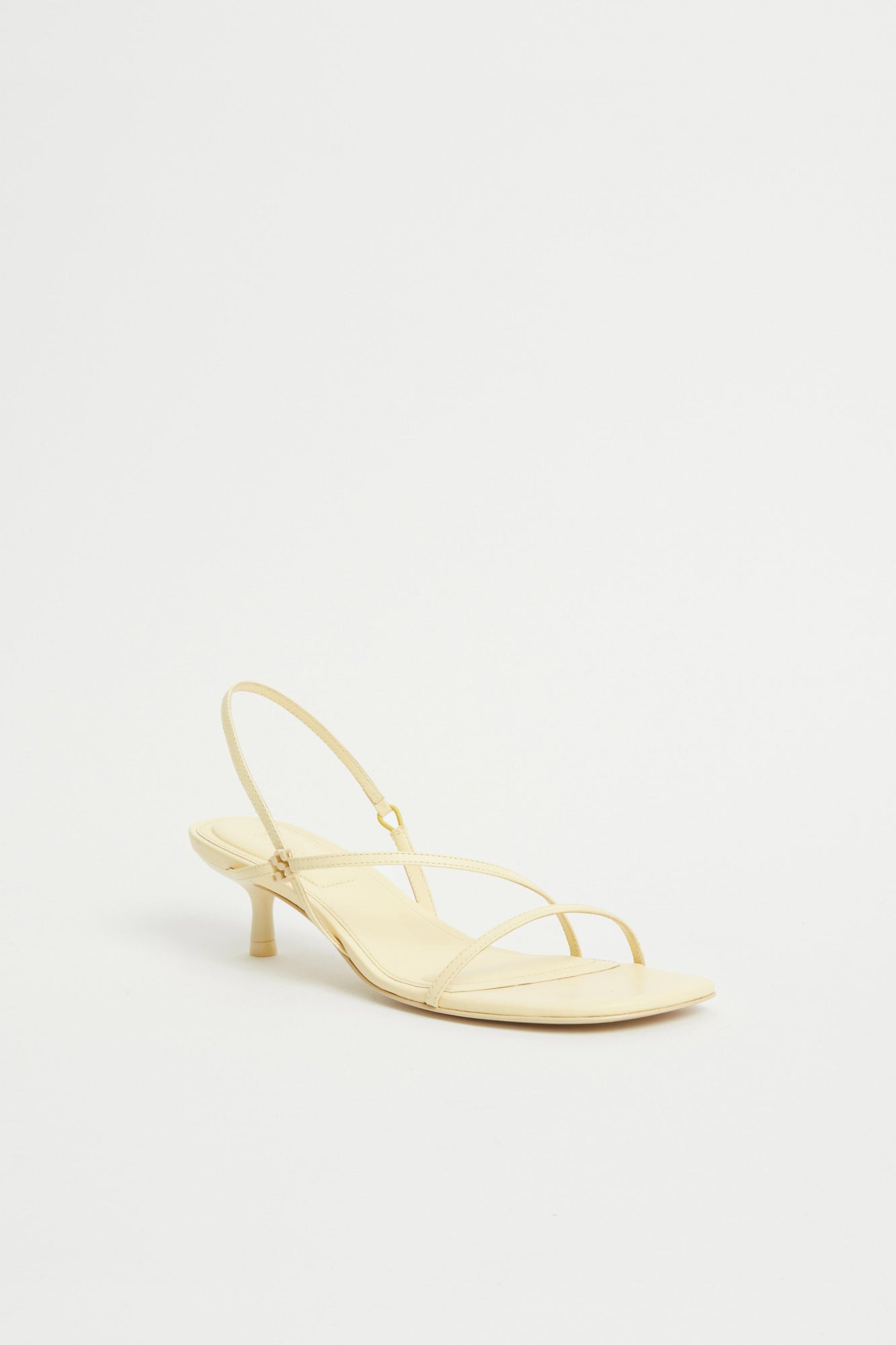 Womens | Cedonia Kitten Heel Sandal | Buttercream