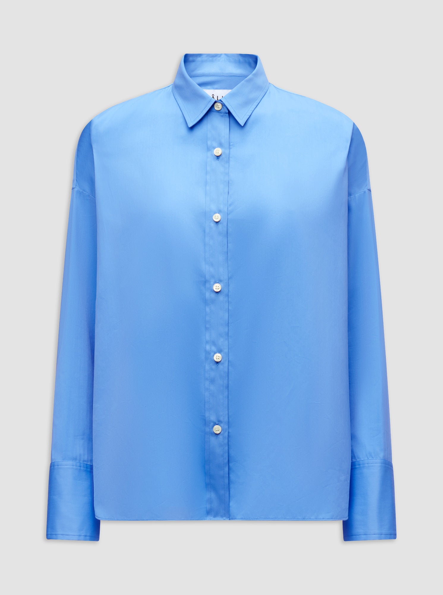Sirene Scarf Back Shirt | Blue/Orange