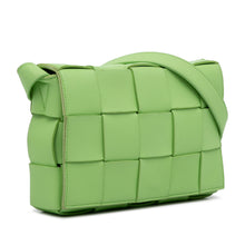 Bottega Veneta | Pre-Owned Nappa Intrecciato Cassette Crossbody | Green/Light Green