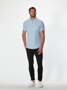 Mens | Prestige Signature-Fit Pima Cotton Polo | Sky