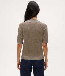Sabel Metallic Sweater | Pewter