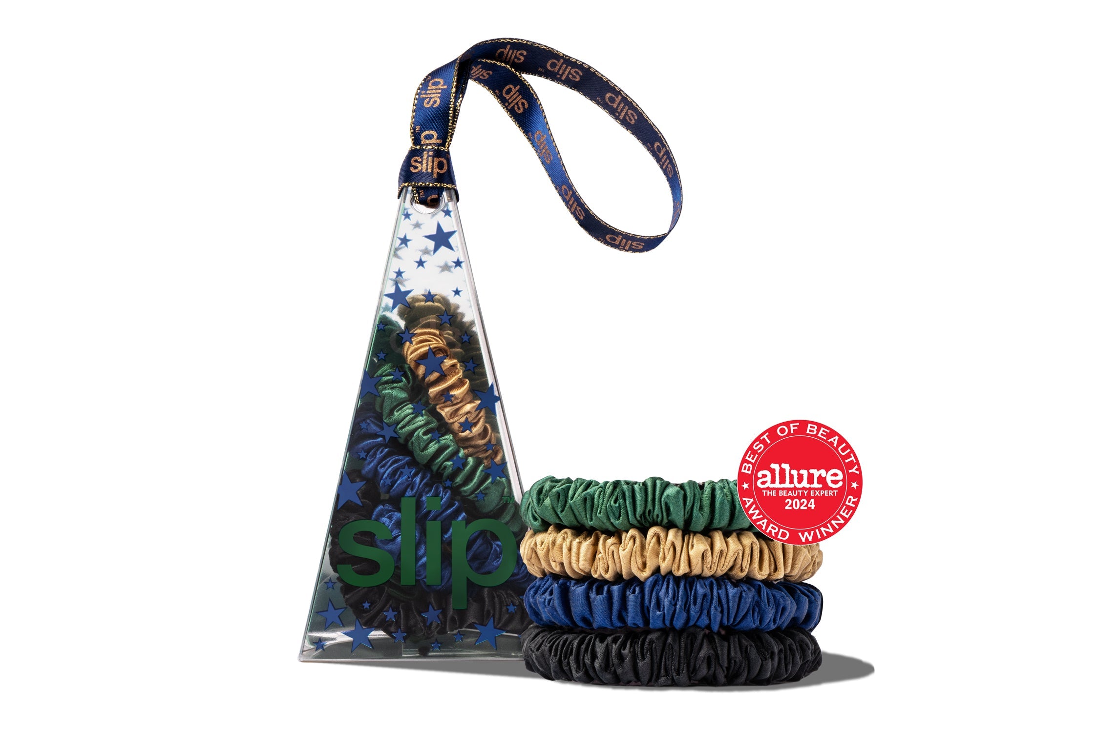 Paige Scrunchie Ornament | Multi | Set of 4