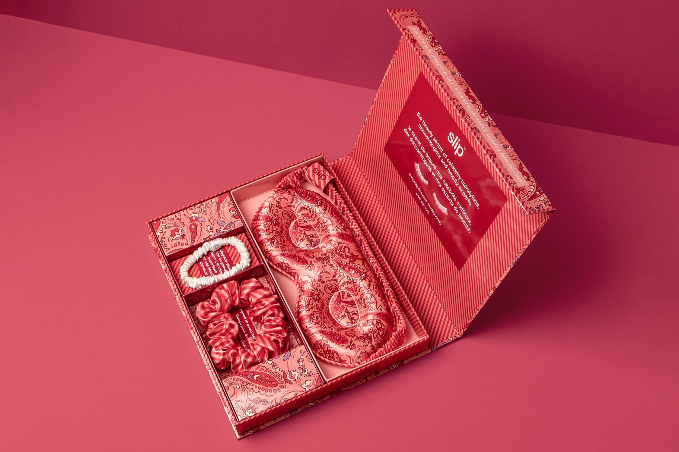 Demi Beauty Sleepover Gift Set | Red | Set of 3