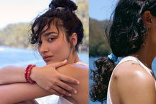 High Tide Skinny Scrunchies with Complimentary Pouch | Multi | Set of 7