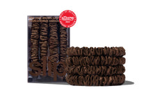 Back to Basics Skinny Scrunchies | Dark Brown | Set of 4