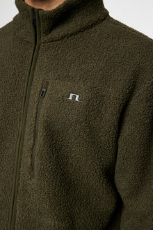 Men | Peter Pile Jacket | Forest Green