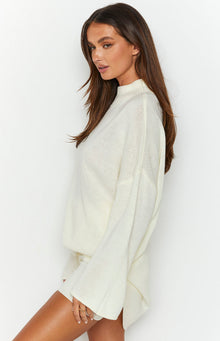 SNDYS Seeker Knit Top | White