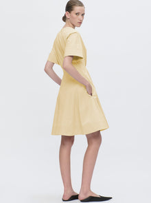 Sora Flared Dress | Yellow