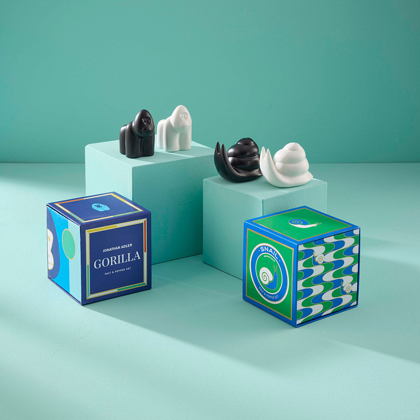 Gorilla Salt & Pepper Set - styled view