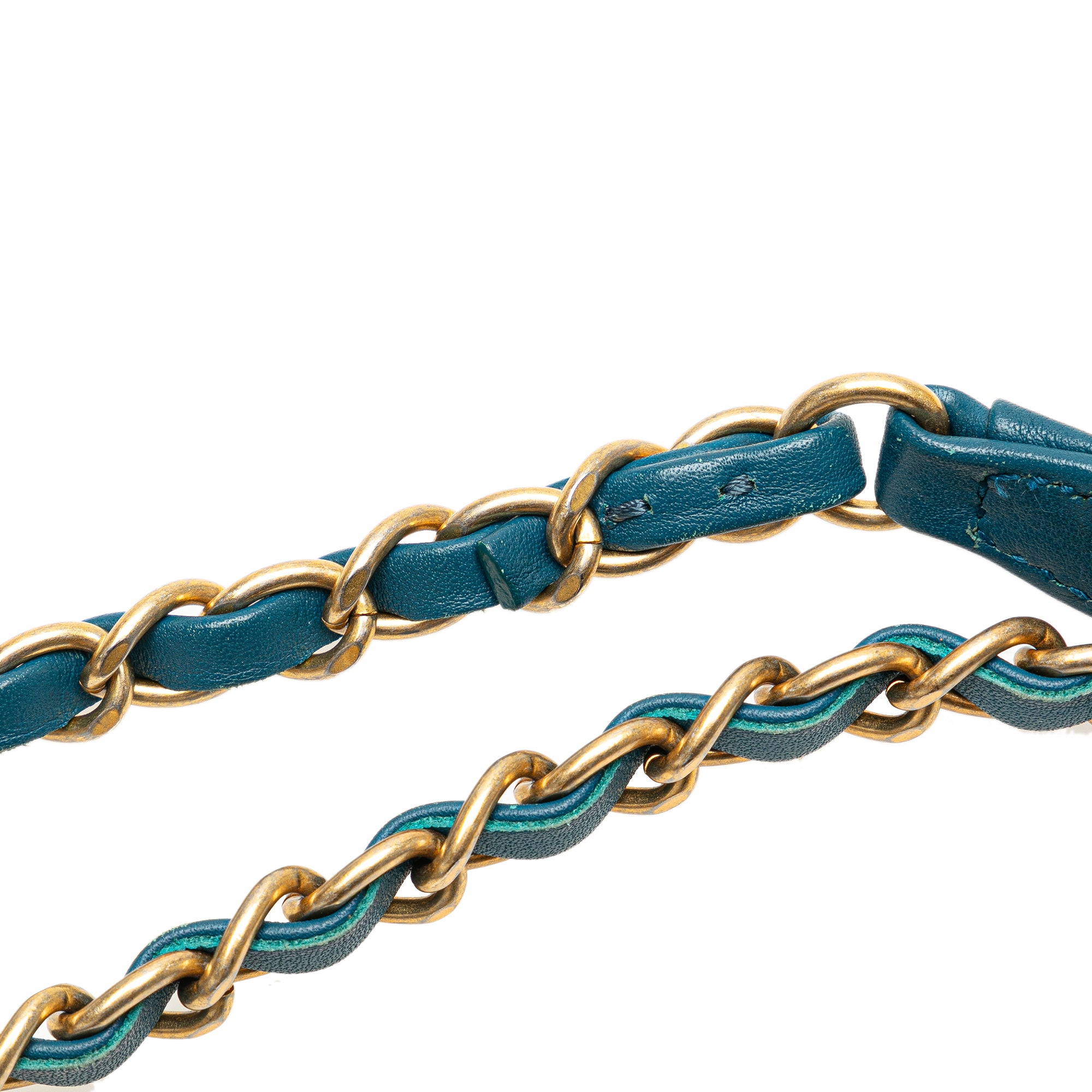 Chanel | Pre-Owned Maxi Tweed Chesterfield Single Flap | Blue