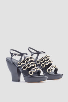 Salma Platform Sandals | Black
