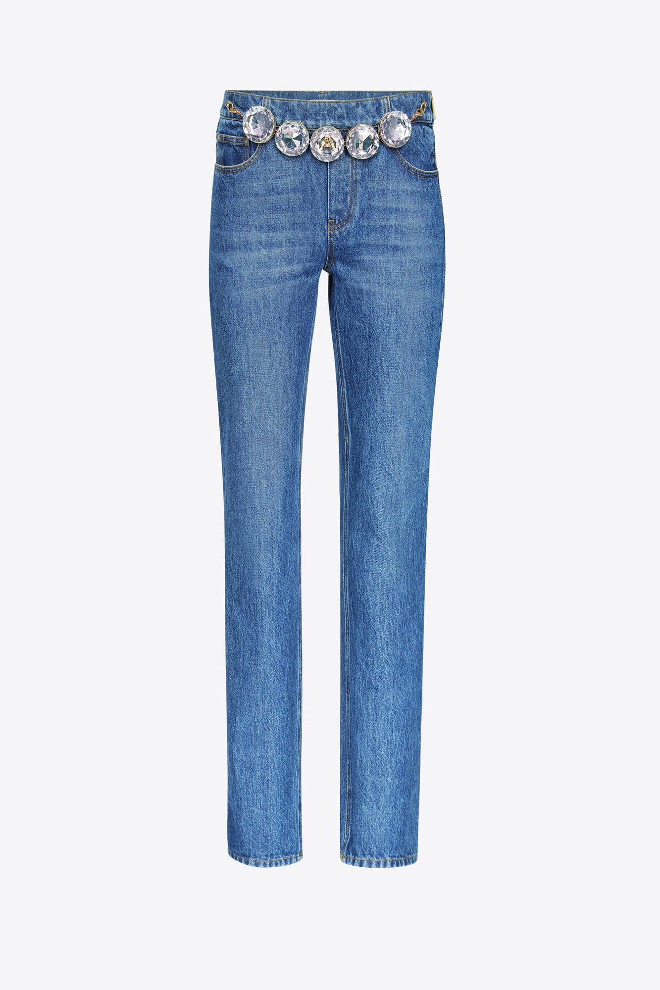 Jumbo Crystal Jean | Medium Wash