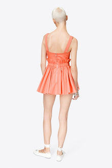Ruffle Flower Mini Dress | Sweet Salmon