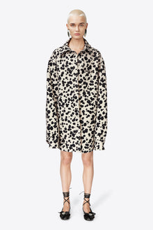 Dalmatian Denim Shirt Jacket | Black/Off White