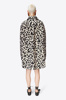 Dalmatian Denim Shirt Jacket | Black/Off White