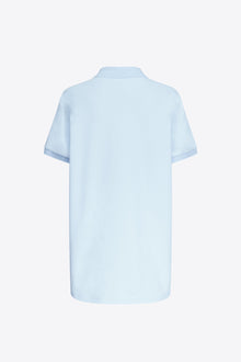 Crystal Heart Cutout Polo Dress | Baby Blue