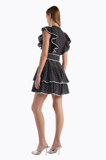 Uma Dress | Black White Dot