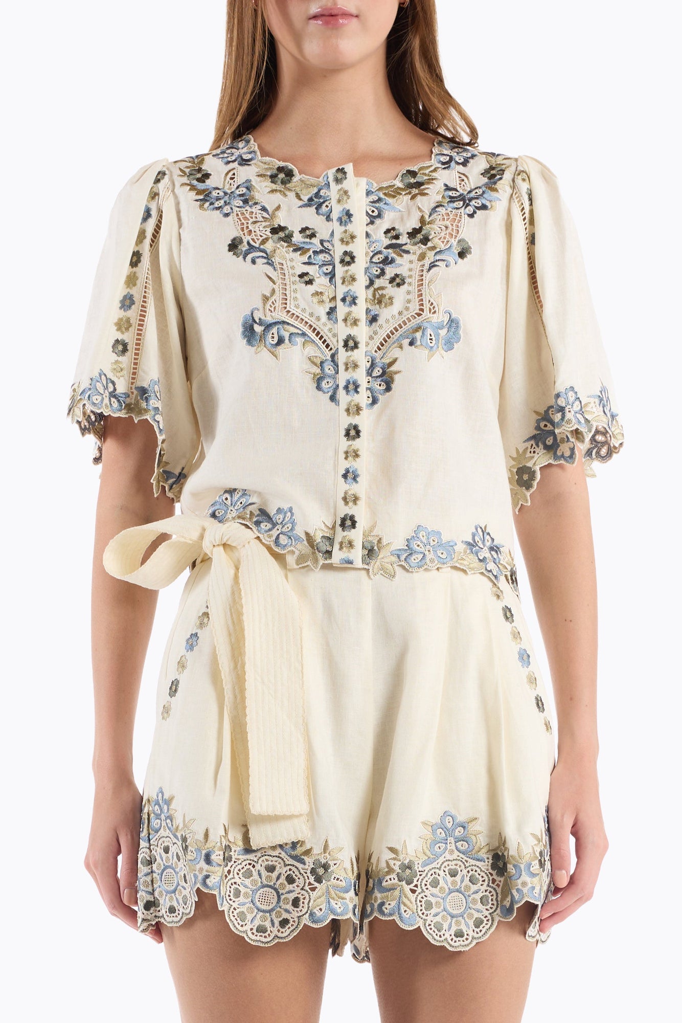 Brynn Top | Ivory Ginkgo