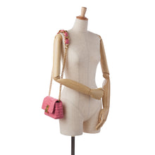 Balmain | Pre-Owned 1945 Quilted Leather Crossbody | Pink