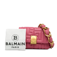 Balmain | Pre-Owned 1945 Quilted Leather Crossbody | Pink
