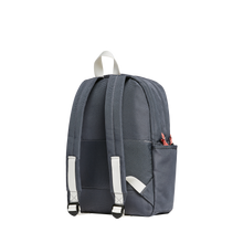 State bags kane double pocket backpack polyester canvas dark grey back view click to zoom