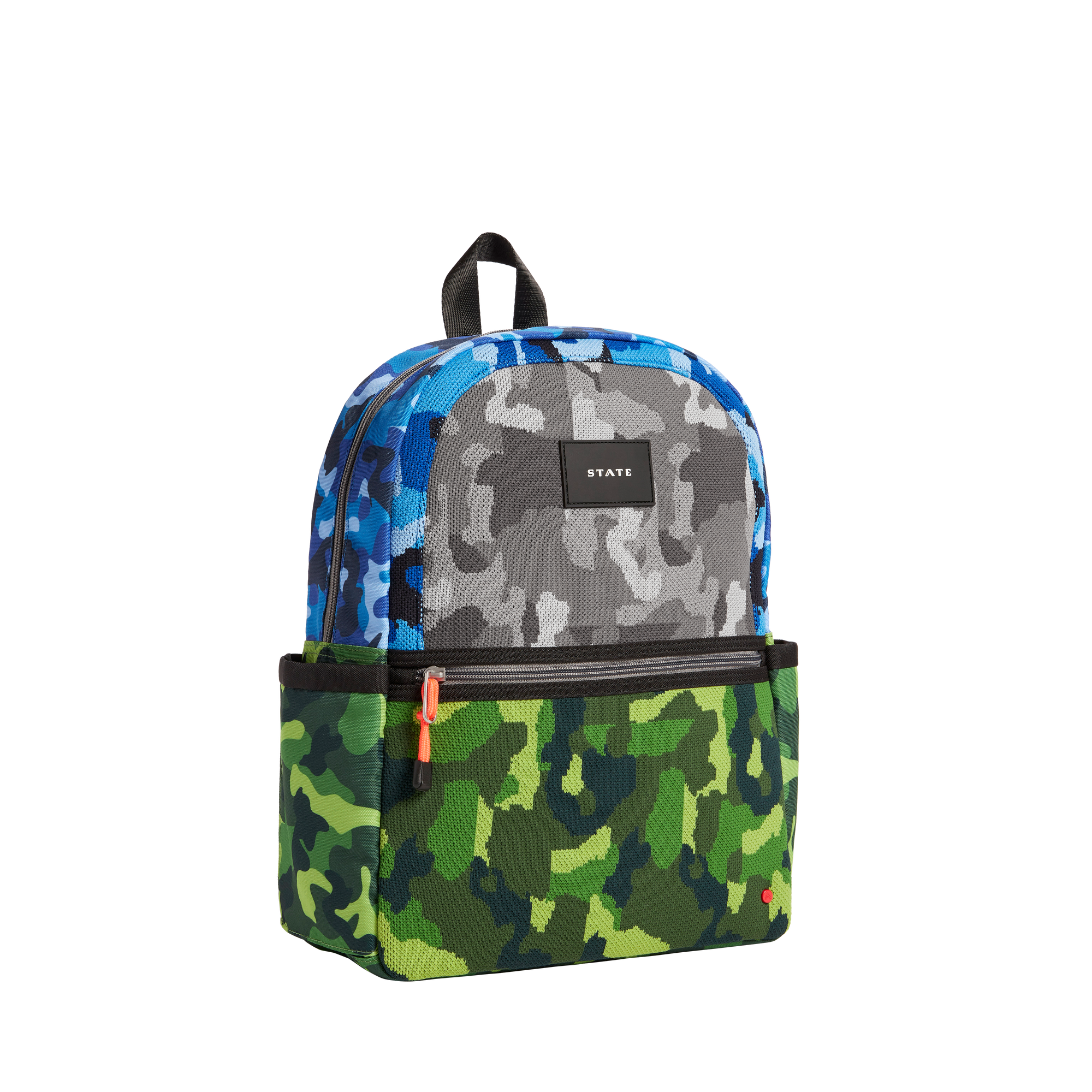 state bags kane kids backpack intarsia camo side view click to zoom