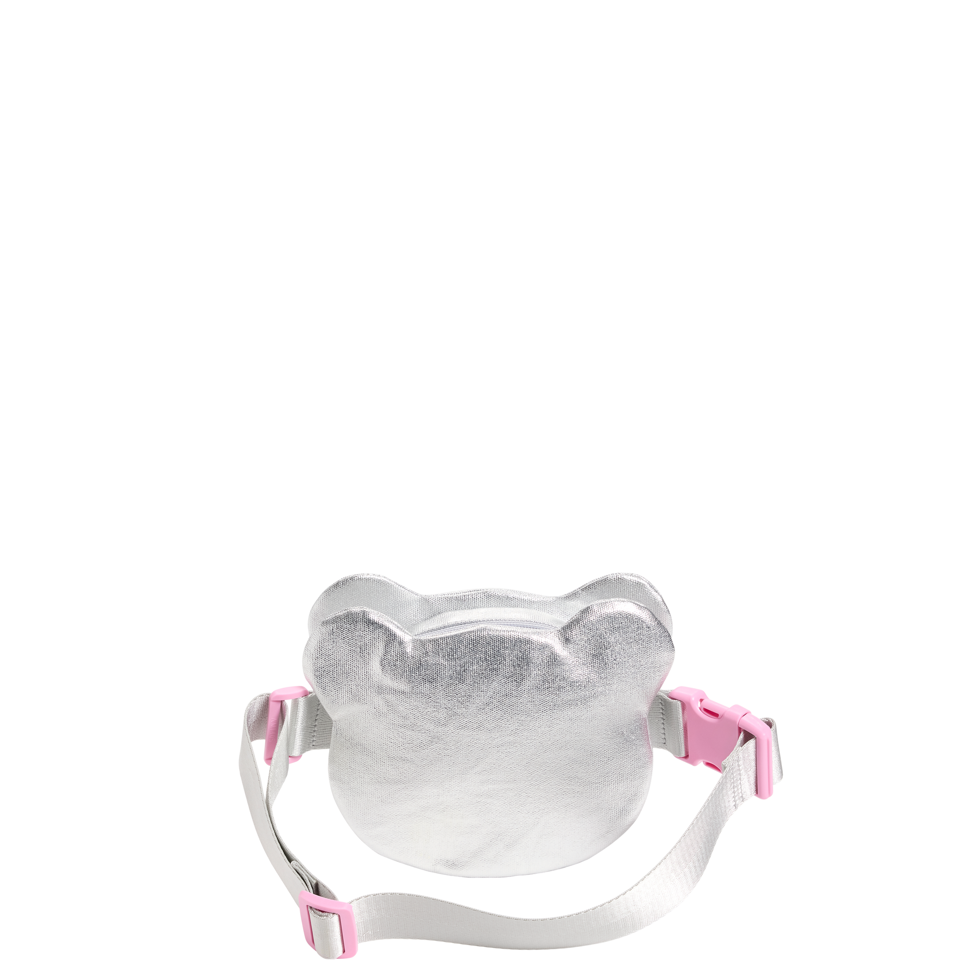 state bags bennett bear fanny pack silver back view click to zoom