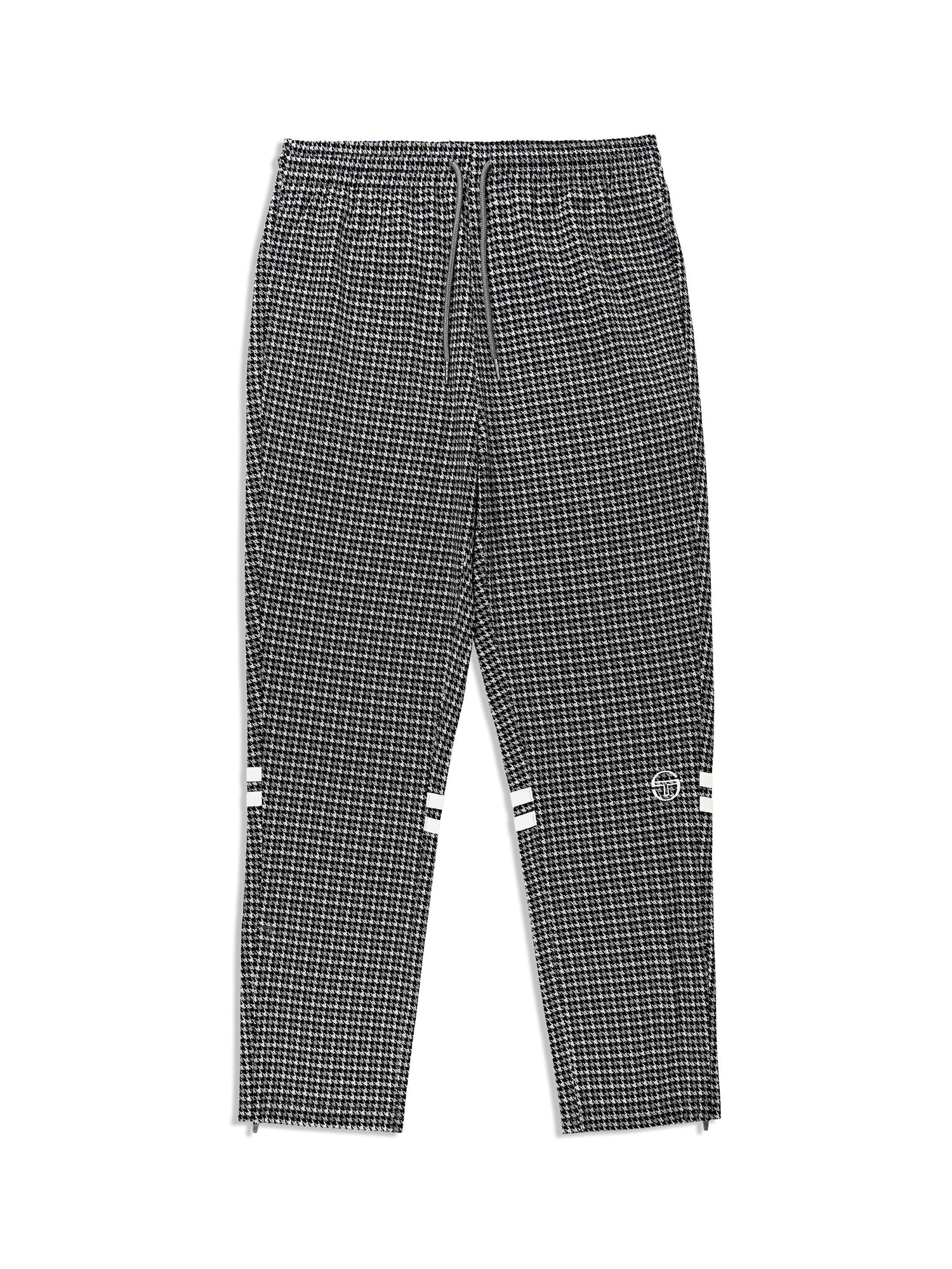 Men | Dallas Houndstooth Track Pant | Black Beauty