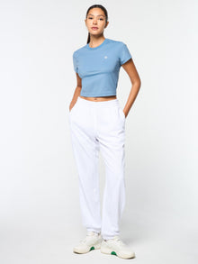 Women | Adria Mesh Track Pant | Brilliant White