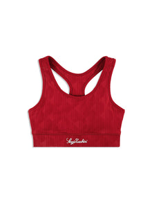 Women | Viano Printed Sports Bra | Sun Dried Tomato