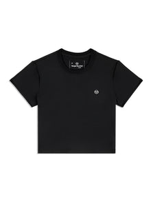 Women | Mirano Fitted Crop Top | Black Beauty