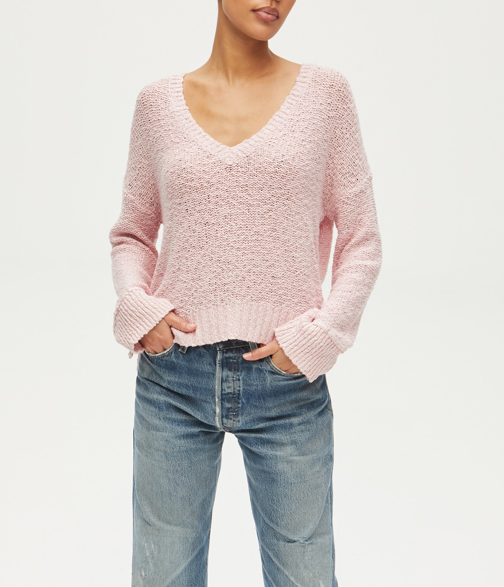 Janie Sweater | Rose