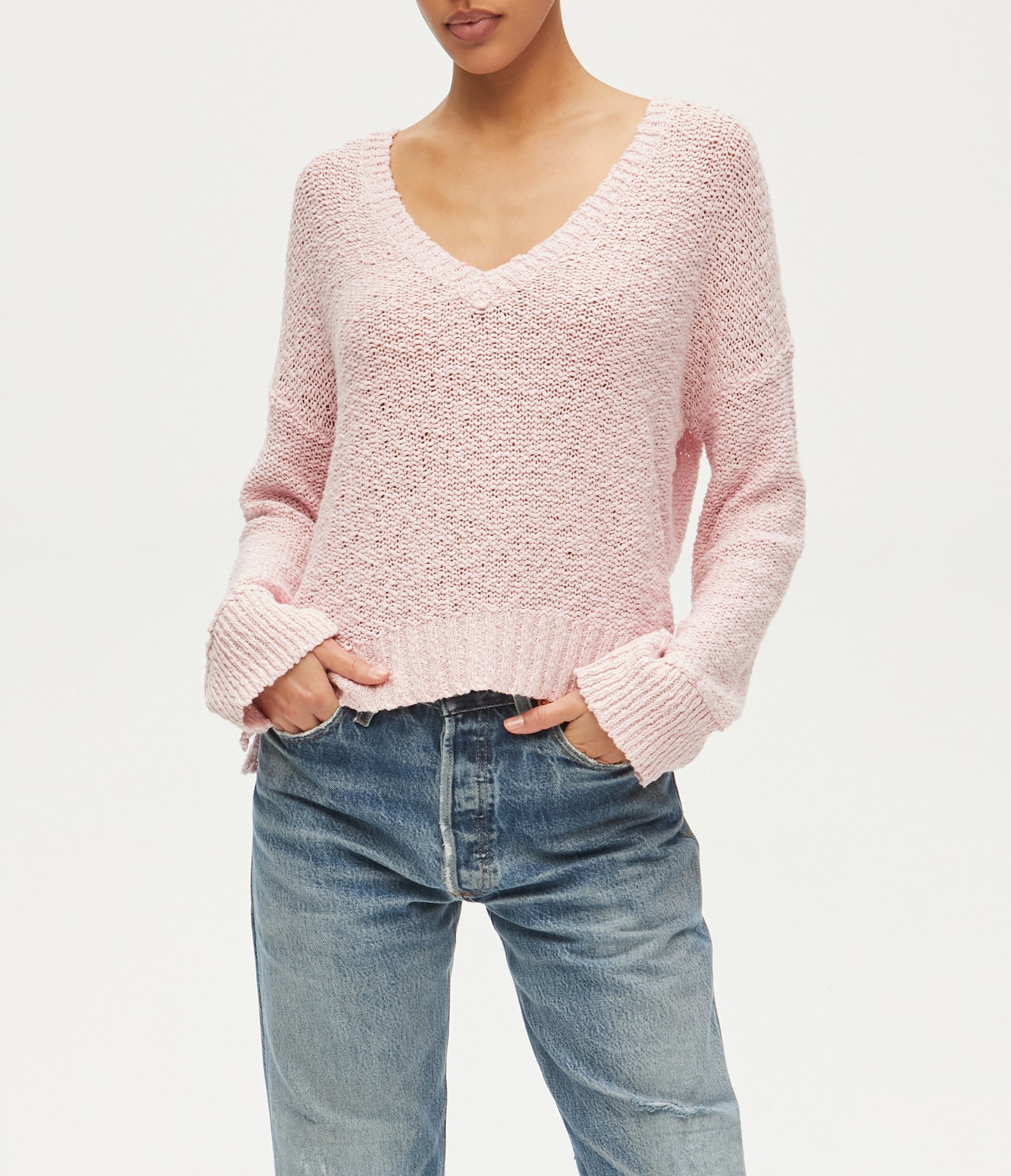 Janie Sweater | Rose