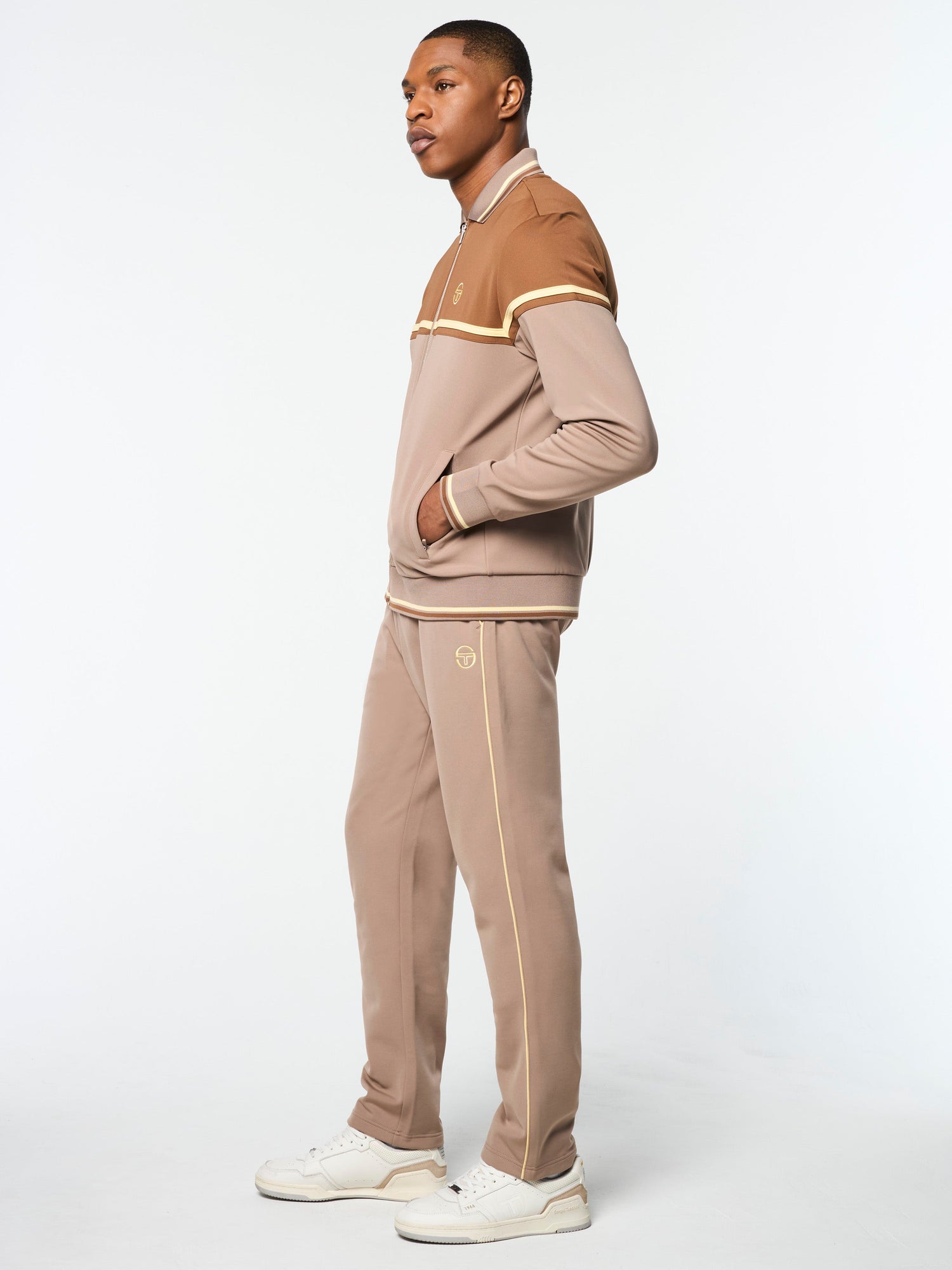 Men | Olmi Track Jacket | Taupe Grey