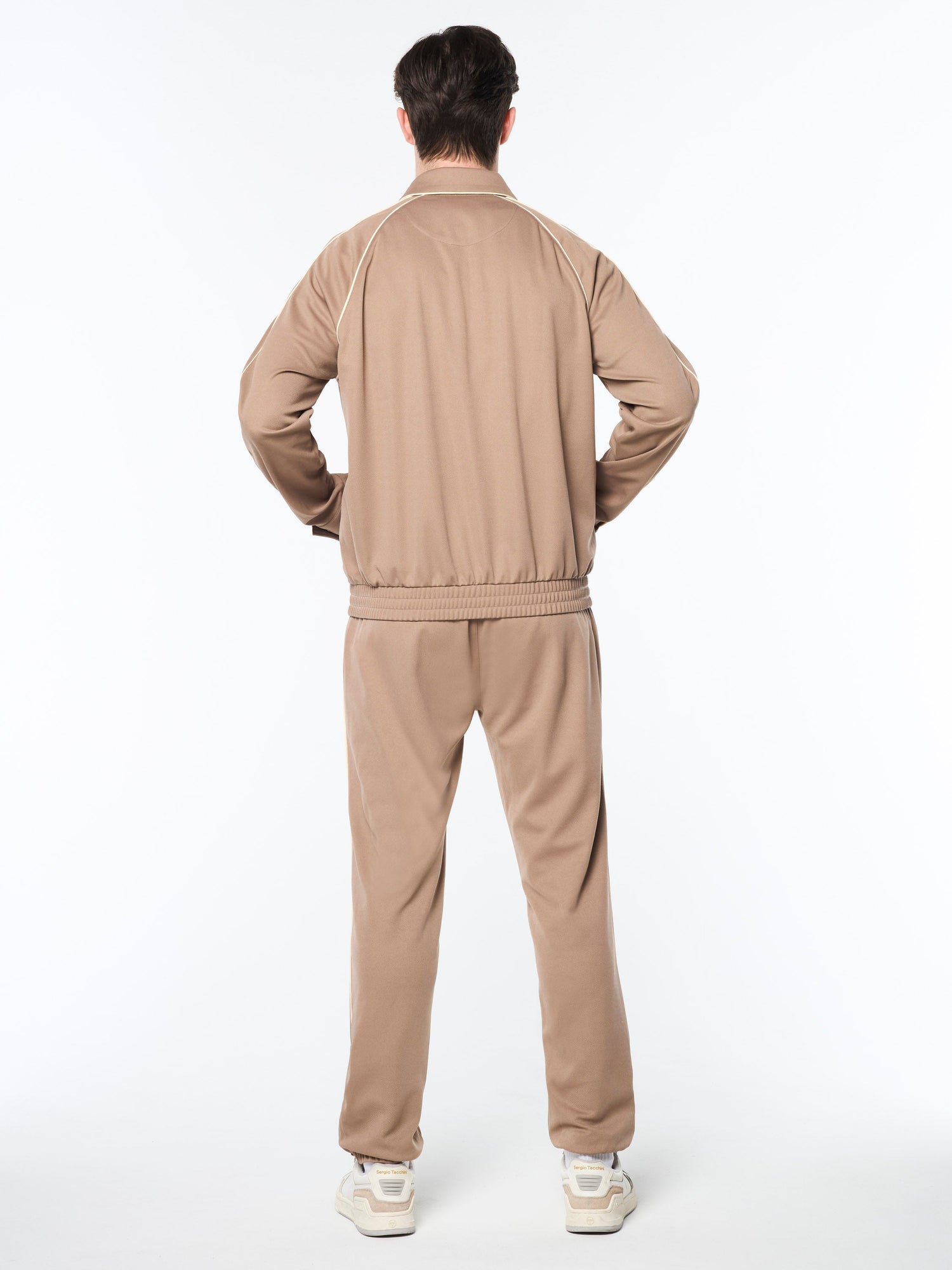 Men | Ettore Track Jacket | Taupe Grey