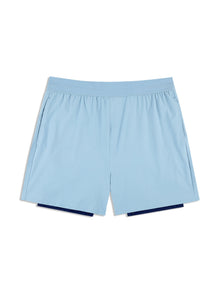 Men | Elio Tennis Short | Faded Denim
