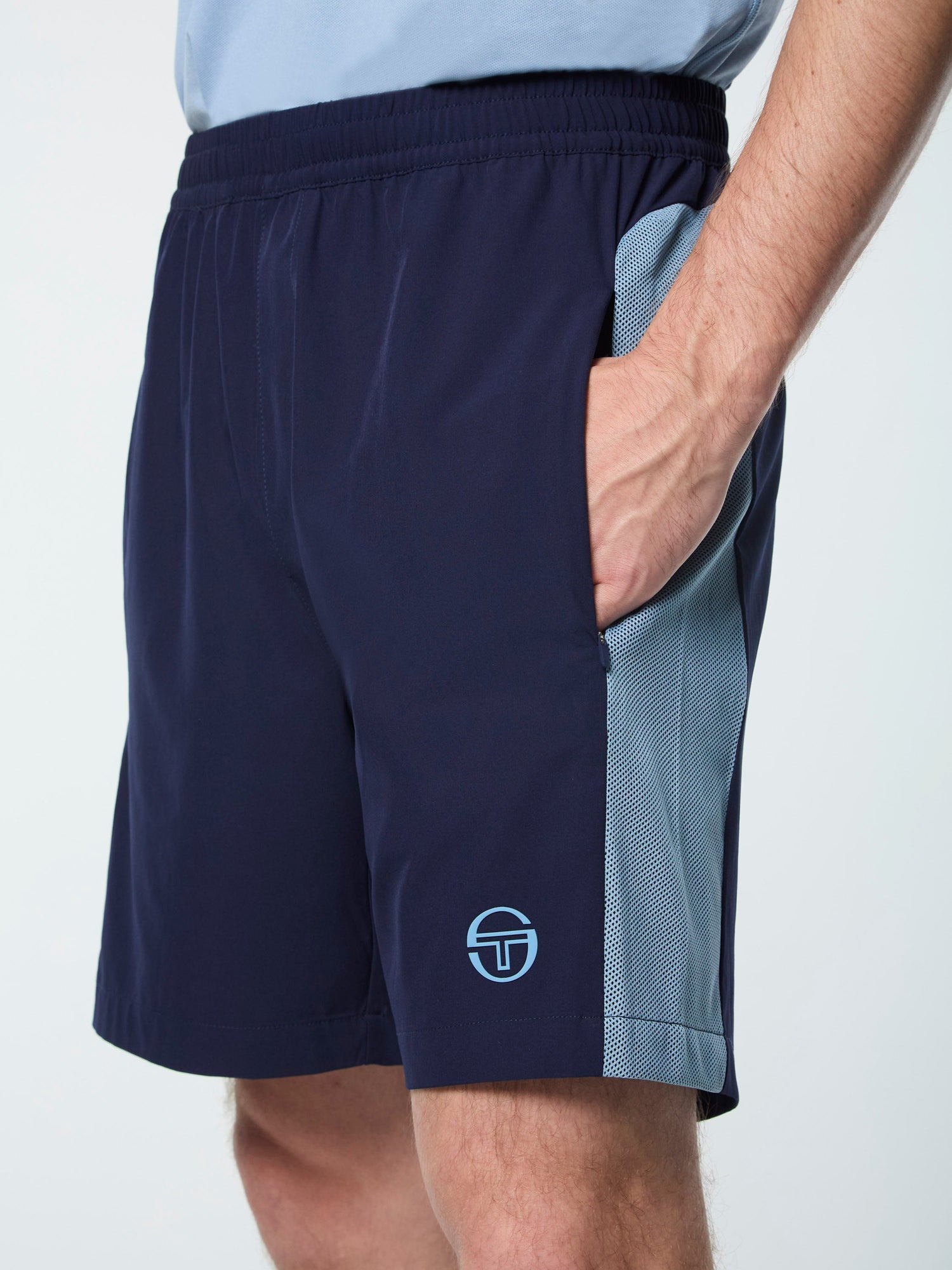 Men | Elio Performance Short | Maritime Blue