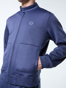 Men | Sandro Track Jacket | Blue Indigo