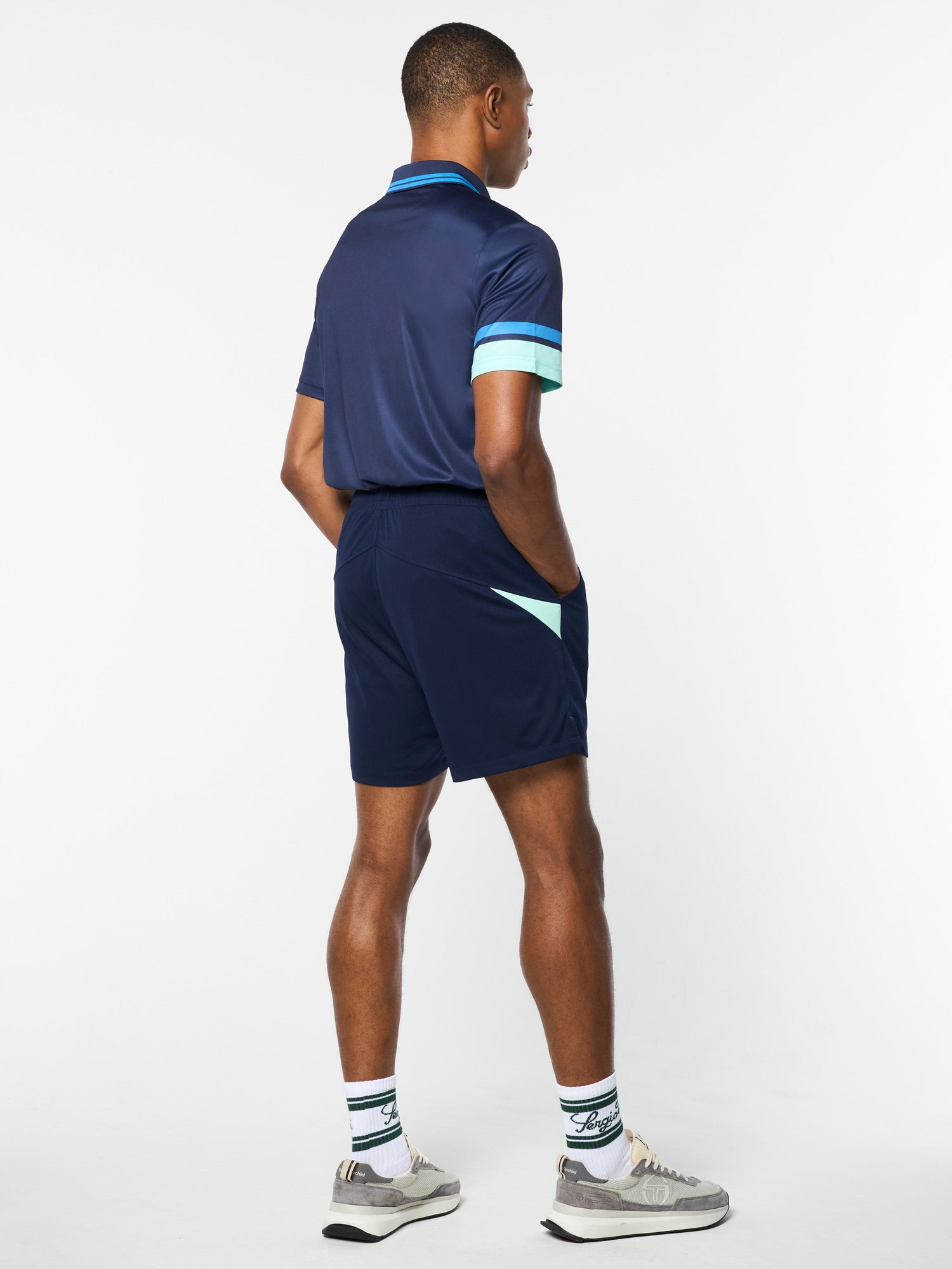 Men | Luca Piqué Short | Maritime Blue