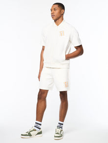 Men | Urso Short Sleeve Track Jacket | Gardenia