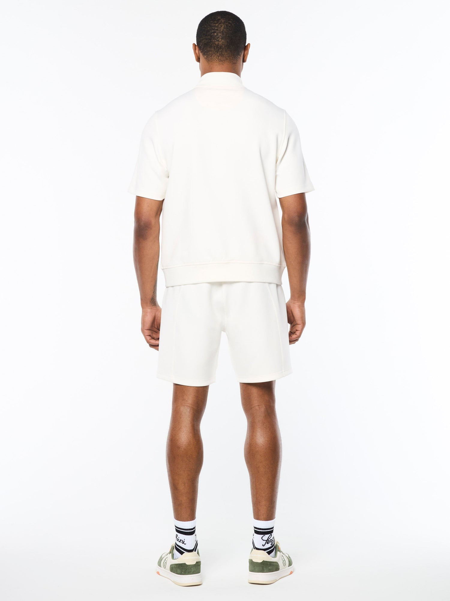 Men | Urso Short Sleeve Track Jacket | Gardenia