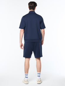 Men | Urso Short Sleeve Track Jacket | Maritime Blue