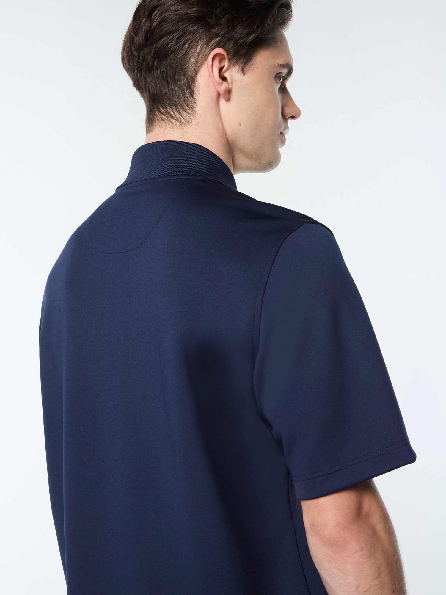 Men | Urso Short Sleeve Track Jacket | Maritime Blue